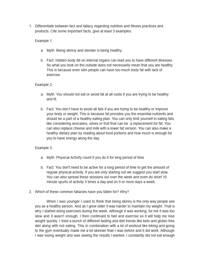 Content image for Myths and Facts About Fitness Nutrition